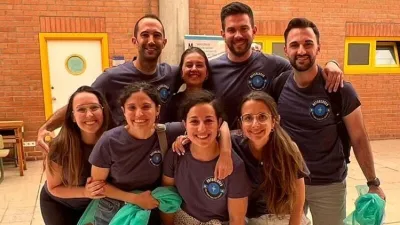 Componentes del equipo asturiano. De izquierda a derecha y de arriba a abajo: Javier González (HUCab, entrenador), María Álvarez (HUCA), Enrique González (HUCab), Pablo Miguens (HUCab), Sara Rubín (HUCA), Sara Rodríguez (HUCA), Sara Baruque (HUCab) y Patricia Rodríguez (HUCab)